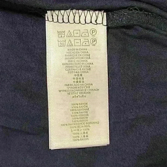 MICHAEL Kors scoop neck 3/4 sleeve peasant blouse - Picture 8 of 8